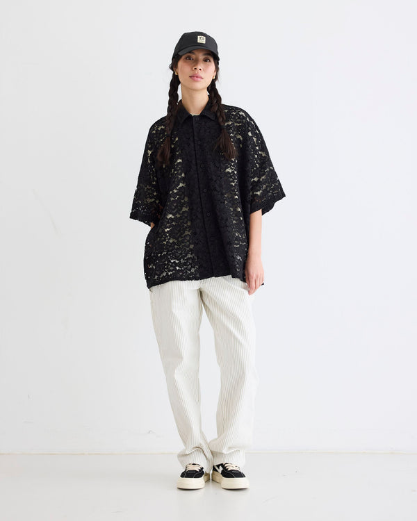 Woodbird Female WBLuna Flower Shirt Shirts Black