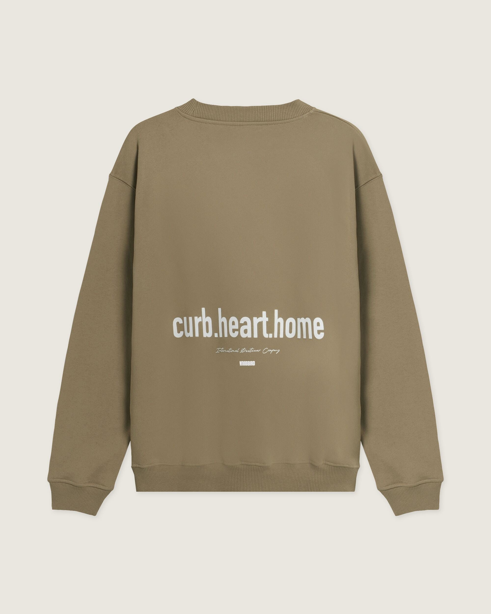 Woodbird WBCane Home Crew Sweats Khaki