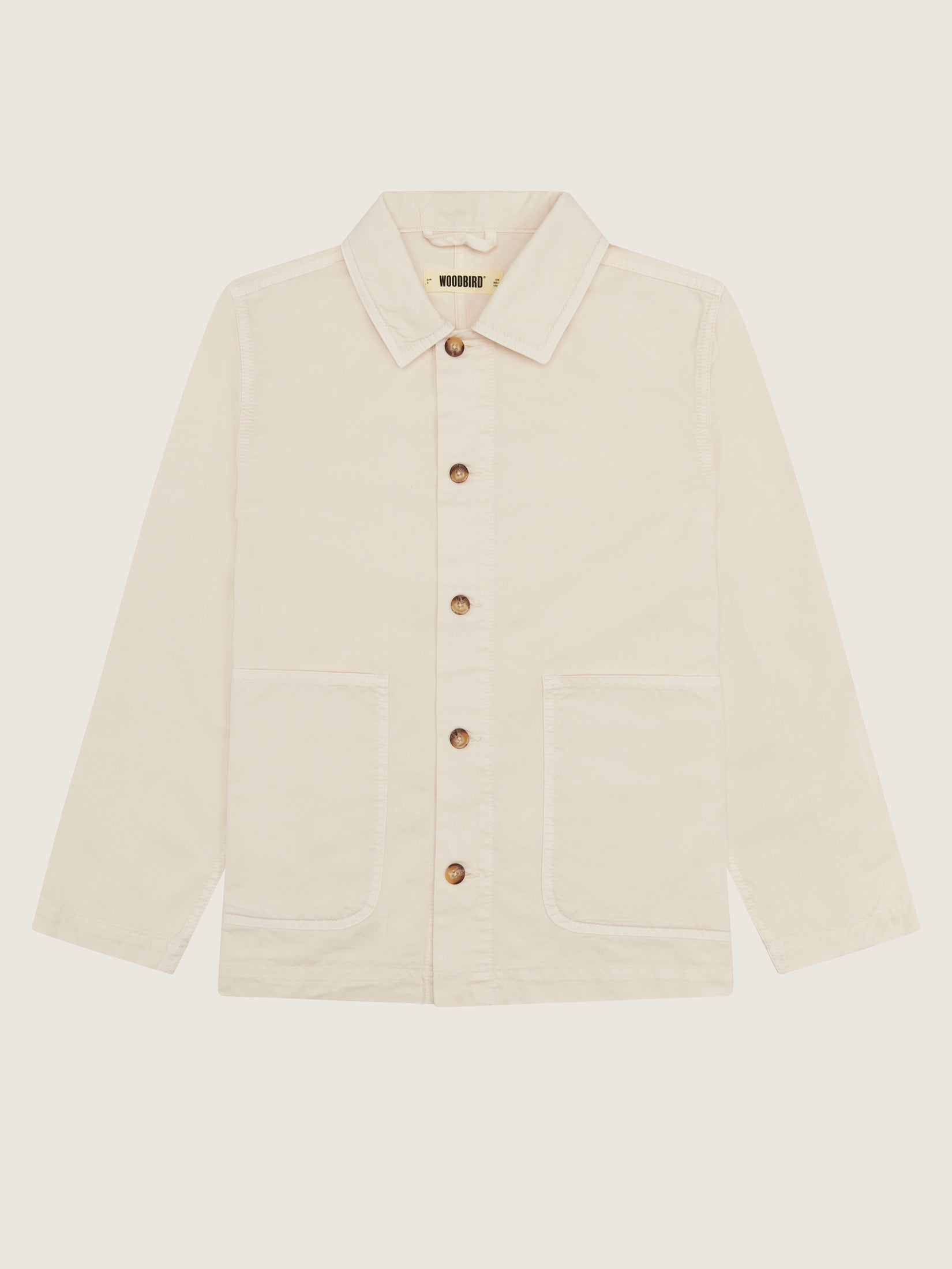 Woodbird Female WBClyde Paper Jacket Jackets Off White