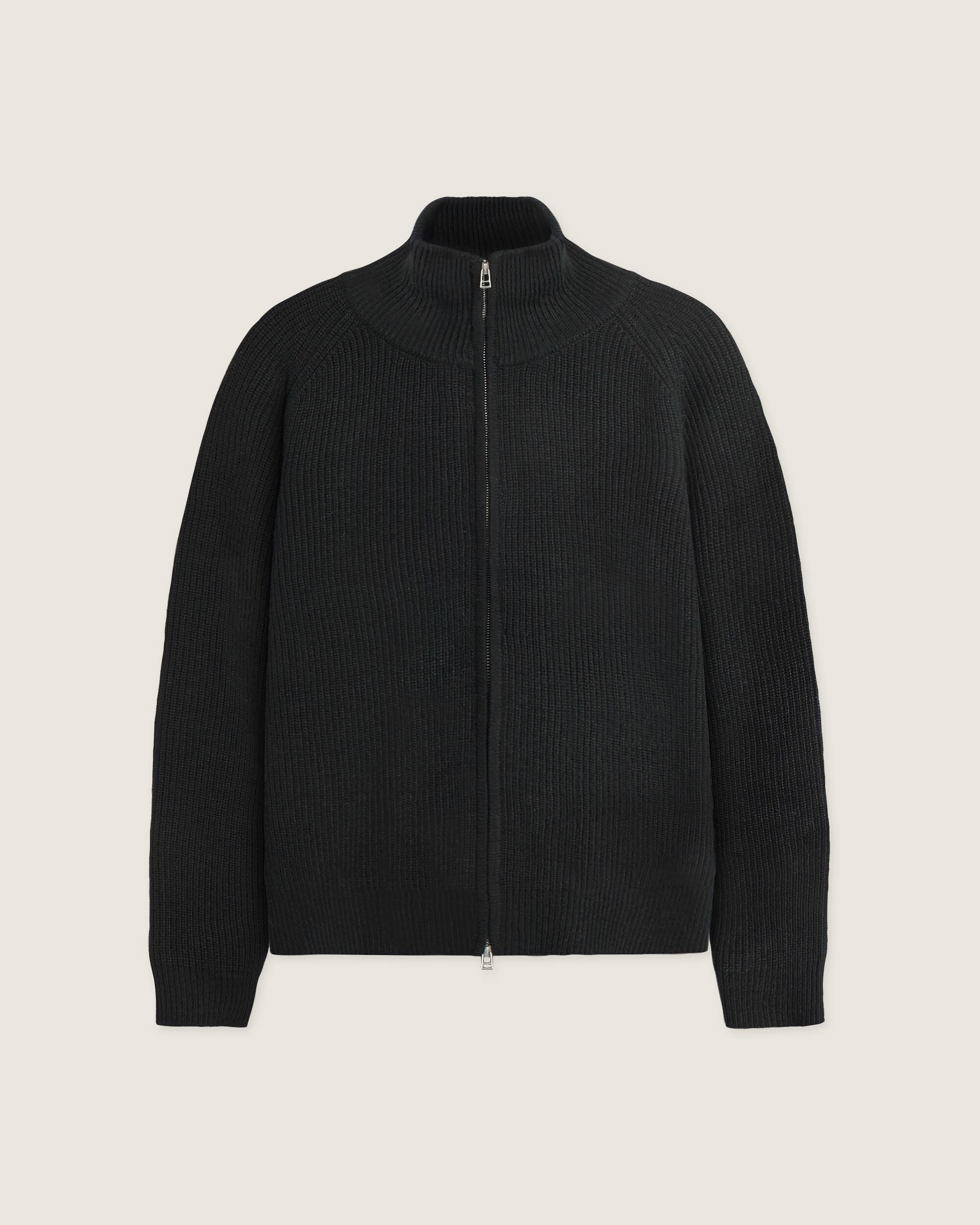 Woodbird WBJass Wool Zip Knits Black