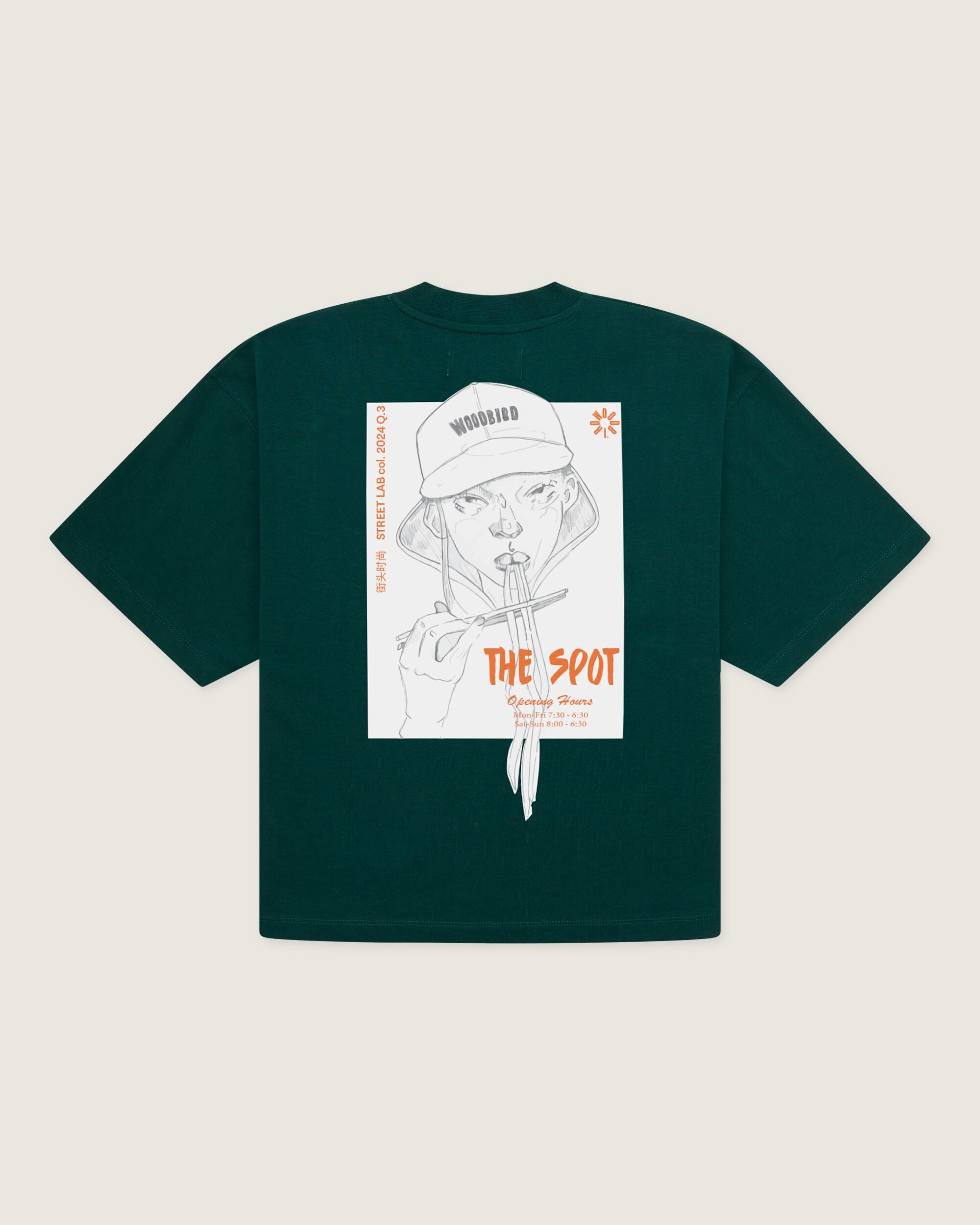 Woodbird Female WBJuno Jules Tee T-Shirts Sports Green