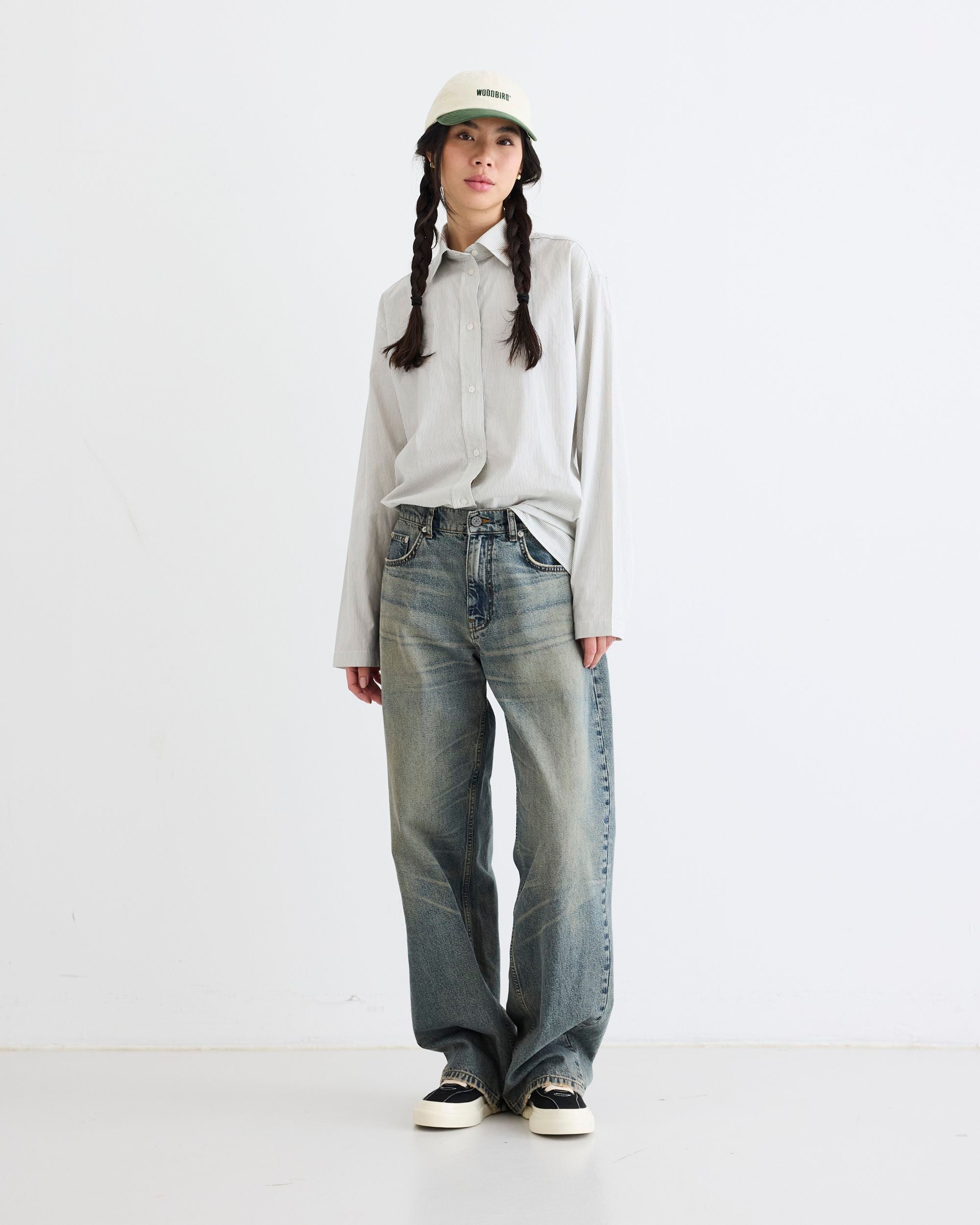 Woodbird Female WBKim Italics Shirt Shirts Off White