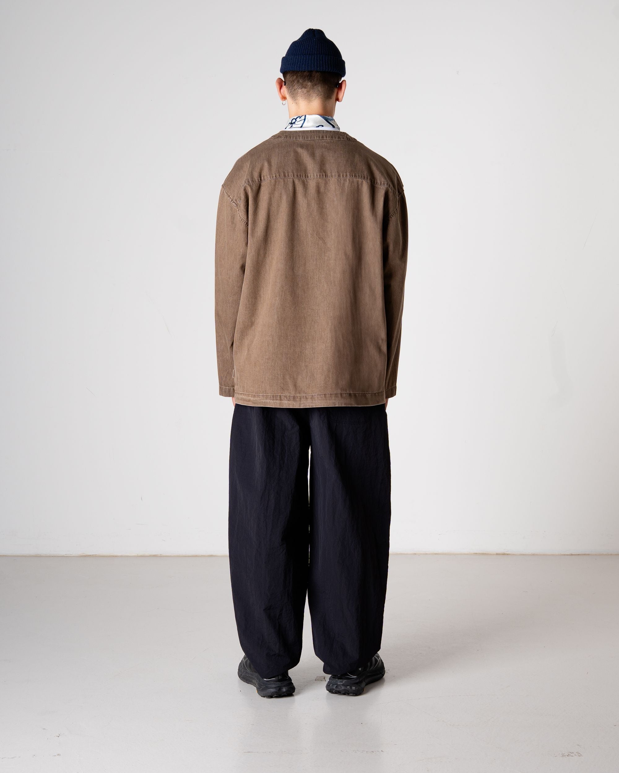 Woodbird WBMoon Washed Shirt Shirts Brown